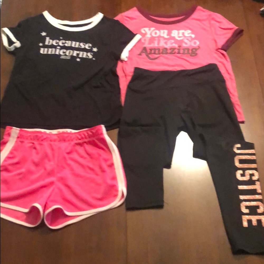 Justice lot of four items